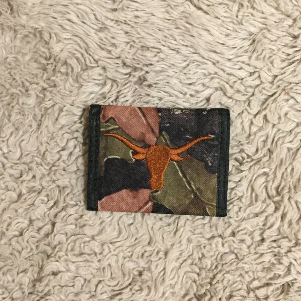 Longhorn Nylon Camo Wallet